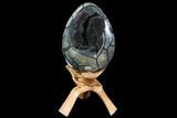 Septarian Dragon Egg Geode - Removable Section #88338-1